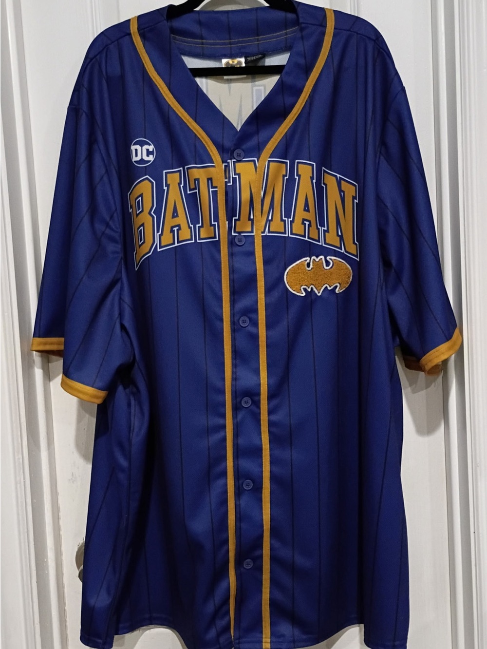 DC Comics Batman Men’s 5XL Baseball Jersey